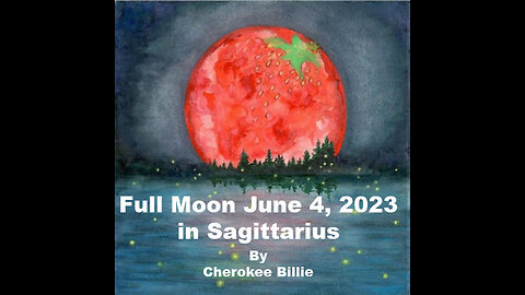 Full Moon June 4, 2023 in Sagittarius .