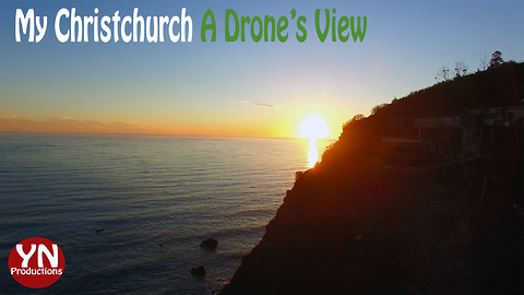 Drone captures amazing images of New Zealand coastal town