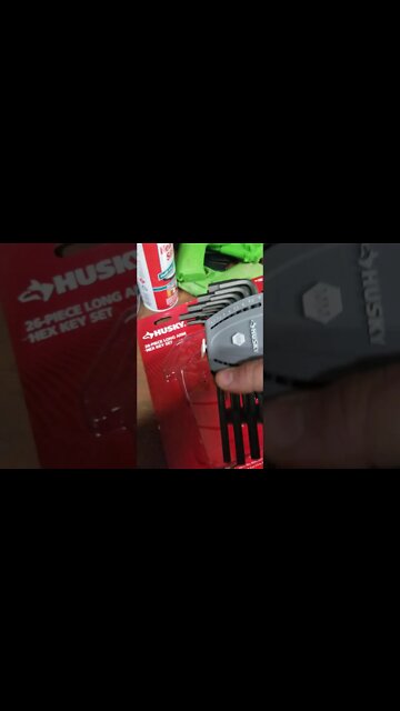 Husky 26 piece long arm hex key set