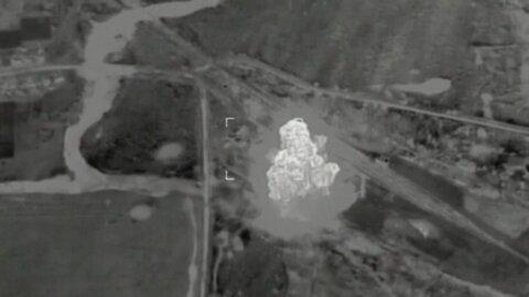 A strike by the Russian military on a warehouse of weapons and equipment of the Armed Forces of Ukraine