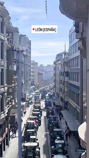 Megaprotestas en Leon(🇪🇦)