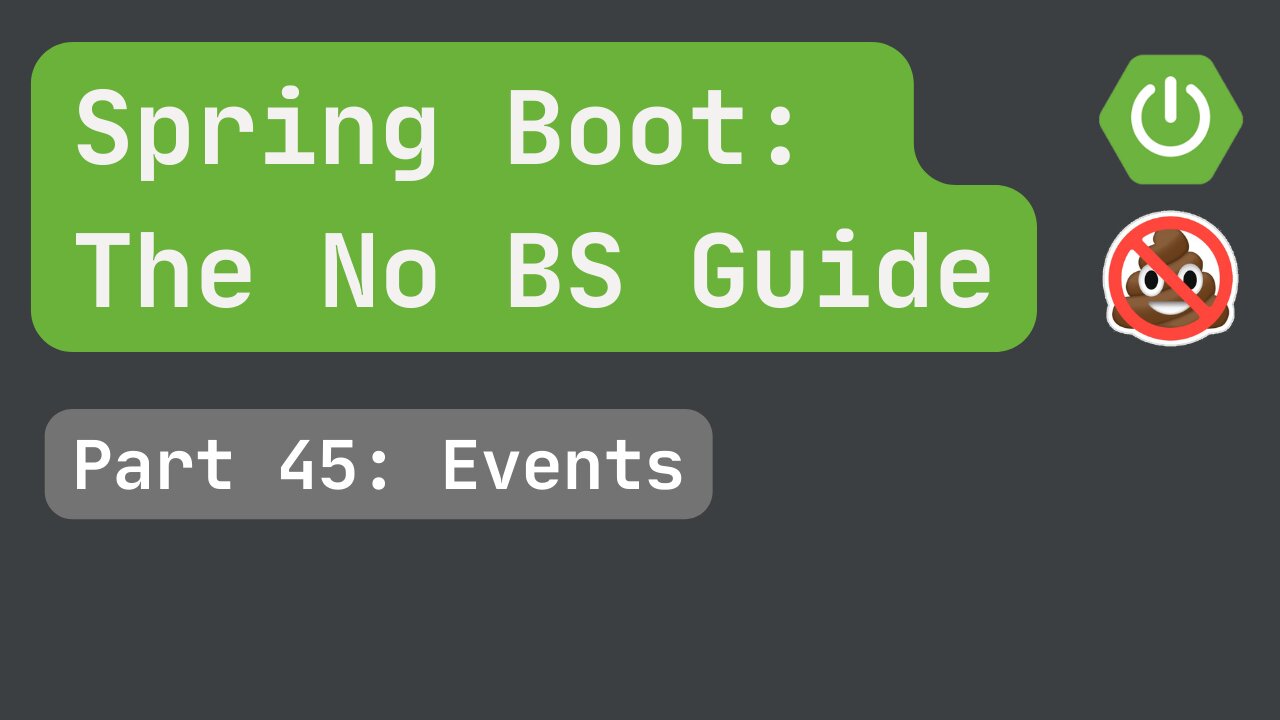 Spring Boot pt. 45 Events