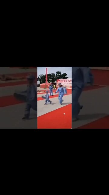 Chinese Parents Train Kids to Throw Explosive Packets at Enemy (Japanese) #china #ccp #chinanews