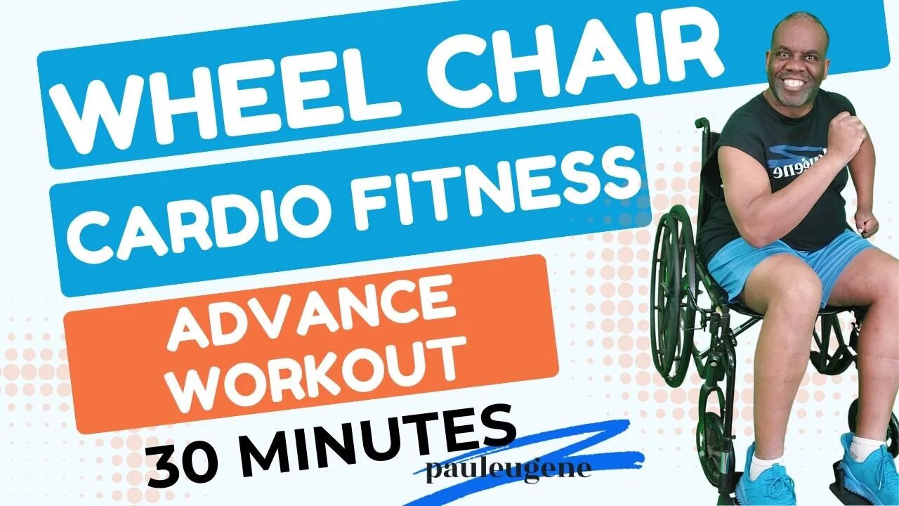 30 Minute Fun Advance Wheelchair Cardio Fitness Workout for Limited Mobility | Adapted Exercise!