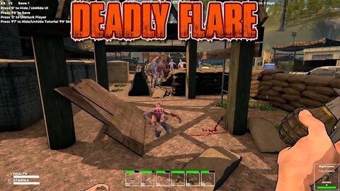 Deadly Flare - Mining, grenades, base building