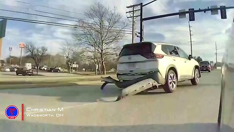 A Stolen Vehicle Was Driven The Wrong Way Caught on Tesla Camera | TeslaCam Live