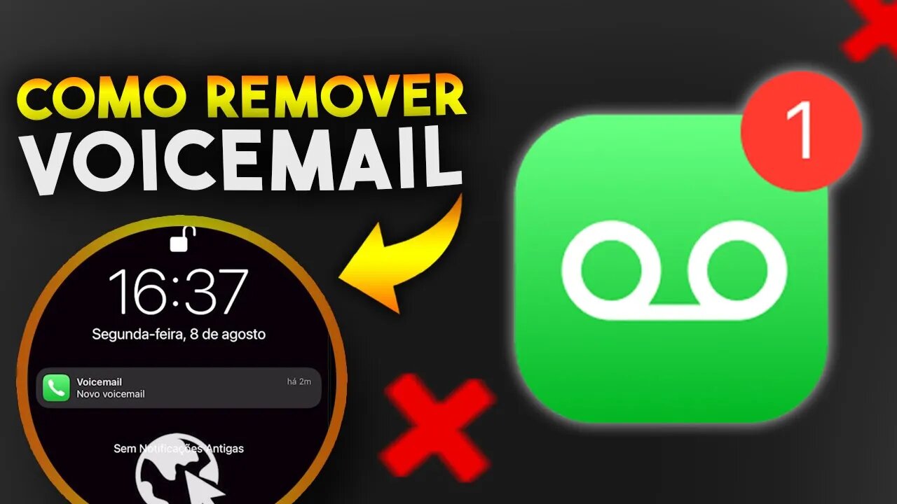 Como REMOVER NOTIFICAÇÃO de VOICEMAIL do iPhone