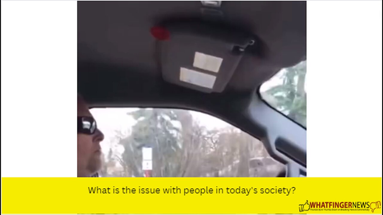 What is the issue with people in today's society?