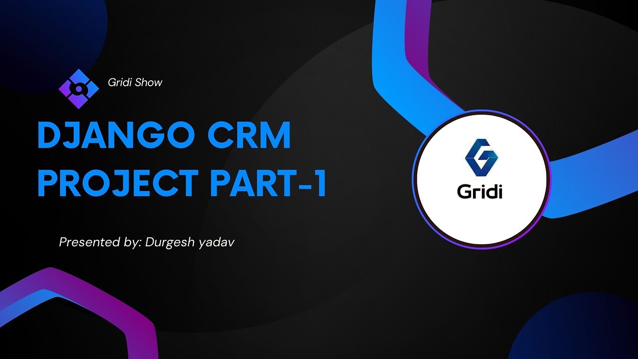 Django CRM project Part -1|Django CURD opration | django mini project