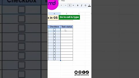 IF function in Google Sheets | Check Boxes #excel #shorts