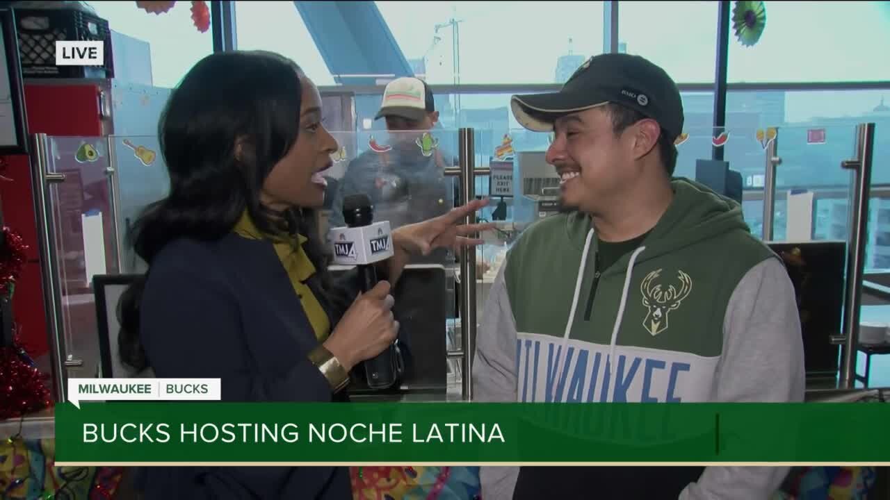 Milwaukee Bucks hosting Noche Latina
