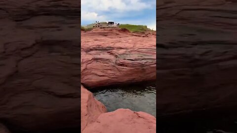 Gorgeous walkable cliffs in Canada