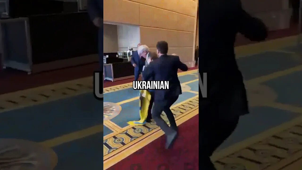 Ukrainian & Russian Diplomats Brawl