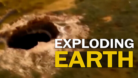 Caught on Tape 2023, Giant Sinkhole Opens Up Near UFO Sightings