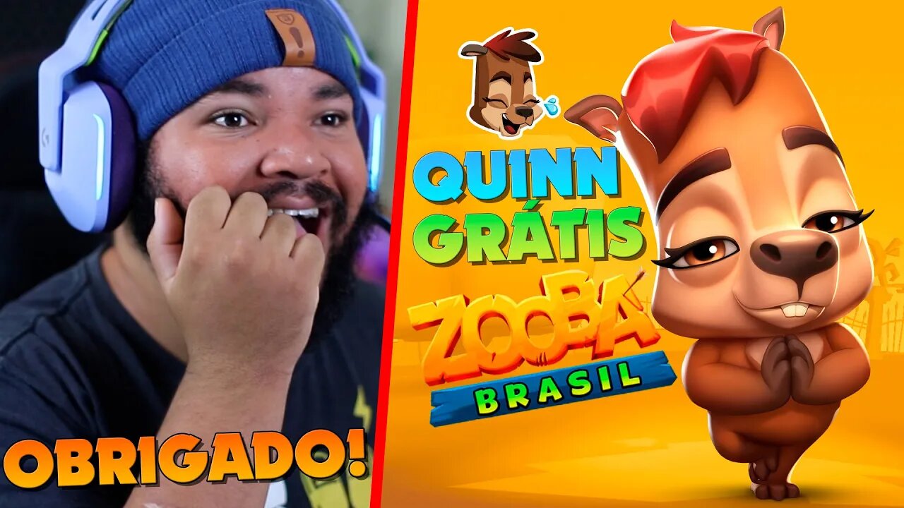 GANHEI A QUINN CAPIVARA GRÁTIS! | OBRIGADO ZOOBA: Jogo de Batalha Animal