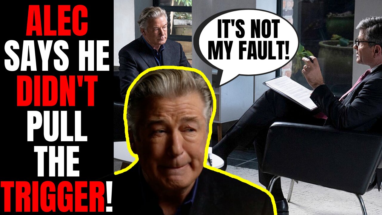 Alec Baldwin Claims He DIDN"T Pull The Trigger On Rust! | Wants You To FEEL BAD For Him In Interview