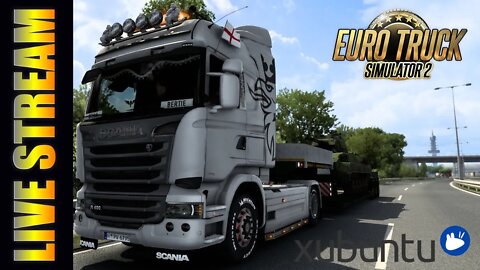 ETS2 Live on Xubuntu Linux (Euro Truck Simulator 2)