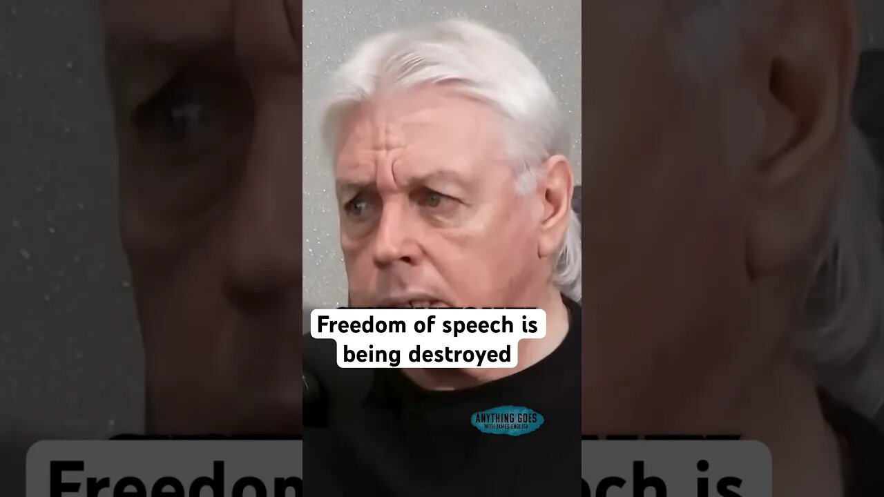 Freedom of speech is being destroyed - David Icke