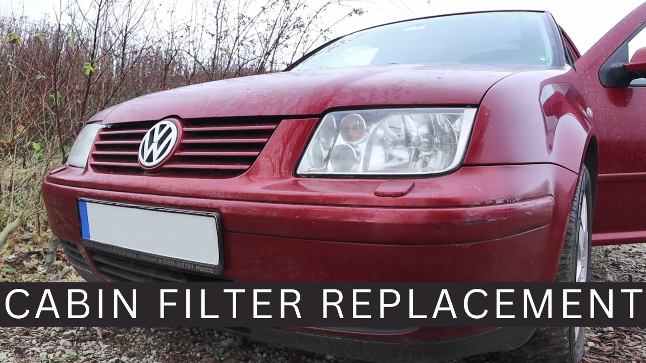 Volkswagen Bora Cabin Filter Replacement