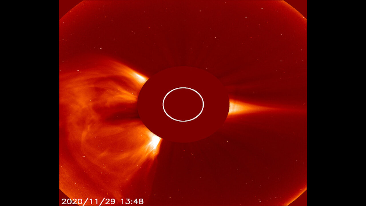 Powerful Solar Flare captured by SOHO and other anomalies in solar space, November 2020