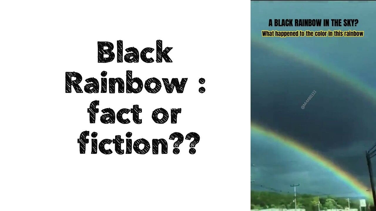 Black Rainbow : fact or fiction??