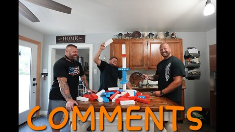 Jenga Shock Collar Challenge!!! COMMENTS!!!