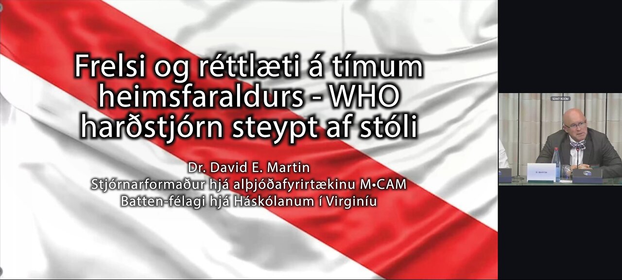 Almannadómur S02E01 DAVID MARTIN: WHO harðstjórn steypt af stóli