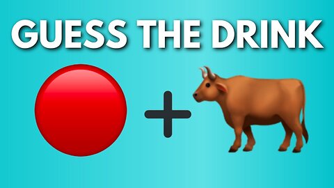 Guess The Drink By Emoji 🧃🥤🧋