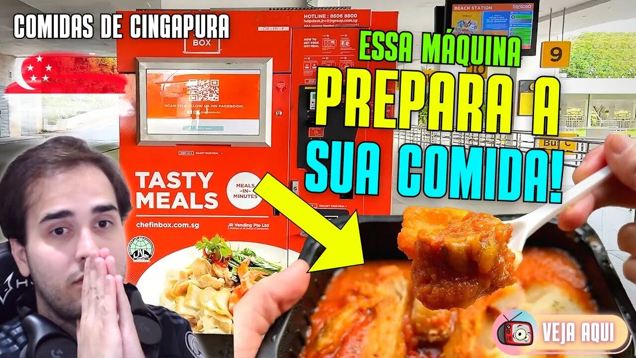 ESSA MÁQUINA AUTOMÁTICA PREPARA SUA COMIDA PARA VOCÊ! | Veja Aqui Reacts