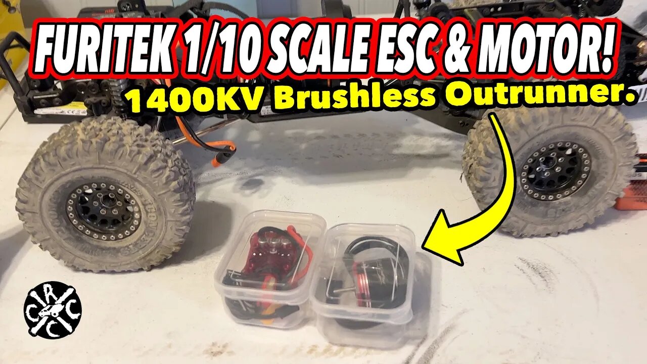 Furitek ESC & 1400KV Brushless Outrunner Motor for 1/10 Scale RCs