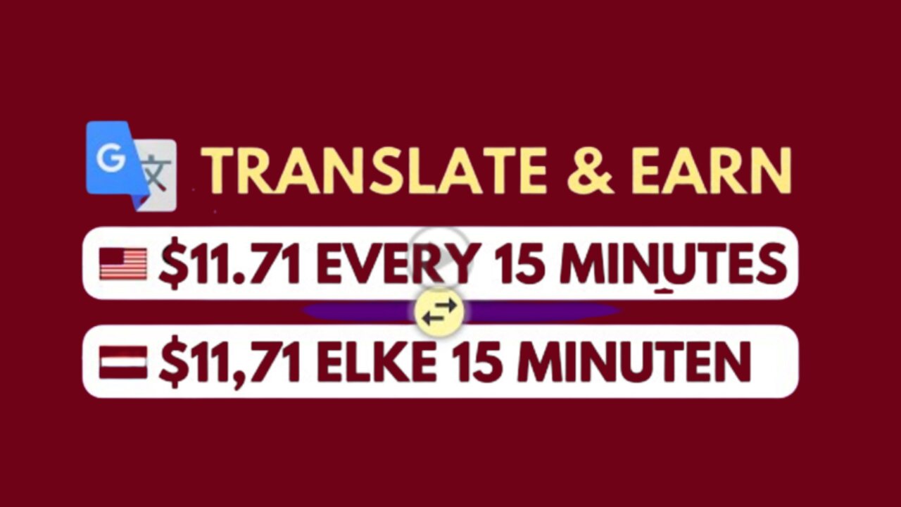 Earn ($10.00 + $1.71) EVERY 15 Minutes From GOOGLE TRANSLATE! | Make Money Online 2023