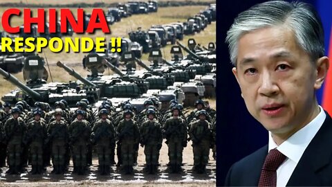 "vocês estão brincando com fogo" CHINA responde EUA