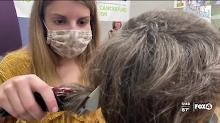 FOX 4 Anchor Patrick Nolan gets a haircut to help 'Clips for Cancer'