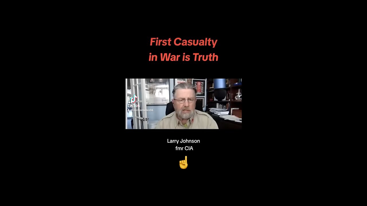Larry Johnson fmr CIA