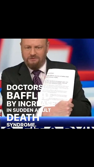 "Sudden Adult Death Syndrome" is the media’s latest favorite coverup