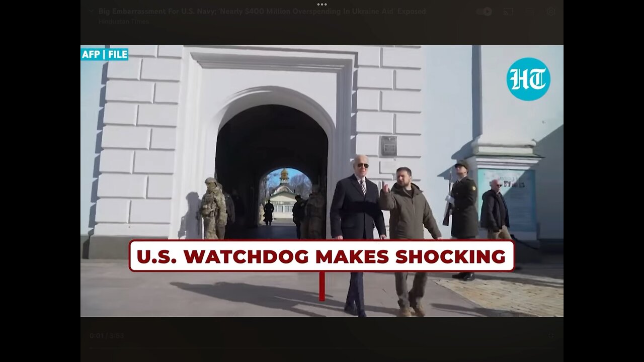 Big Embarrassment: Nearly $400 Million Overspending In Ukraine Aid has been exposed.