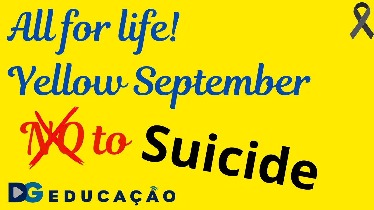 Awareness and appreciation of life. Yellow September.