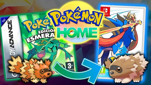 🛸😱 ¡VIAJE en el TIEMPO POKÉMON! ¡ZIGZAGOON DE POKÉMON ESMERALDA a POKÉMON ESPADA con POKÉMON HOME!