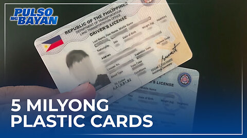 5 Milyong palstic cards para sa drivers license, darating ngayong taon - LTO