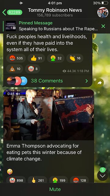 Emma Thompson on eating pets because of Climate Crisis
