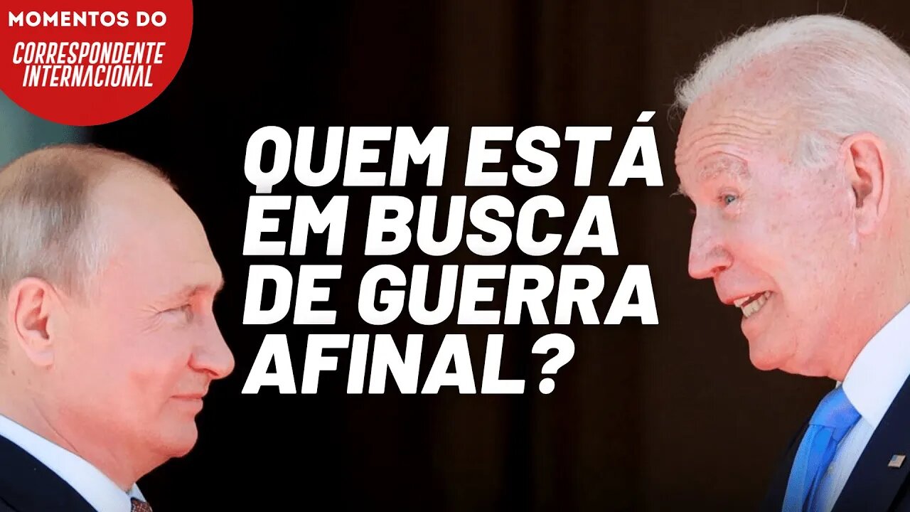 Biden culpa Rússia por tensão na Ucrânia | Momentos do Correspondente Internacional