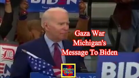 Voters in a key US state just sent Biden a message on Gaza