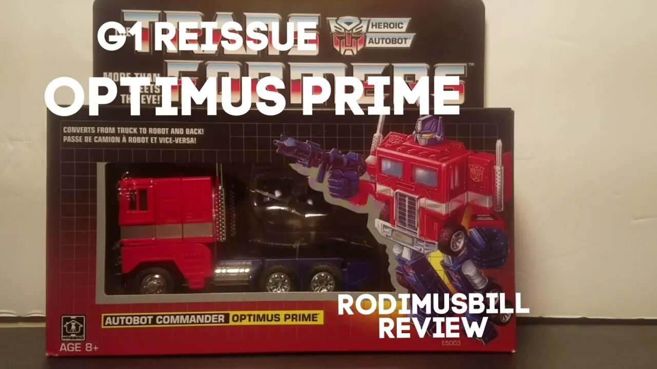 Transformers OPTIMUS PRIME G1 REISSUE *Walmart Exclusive* Autobot Commander Review