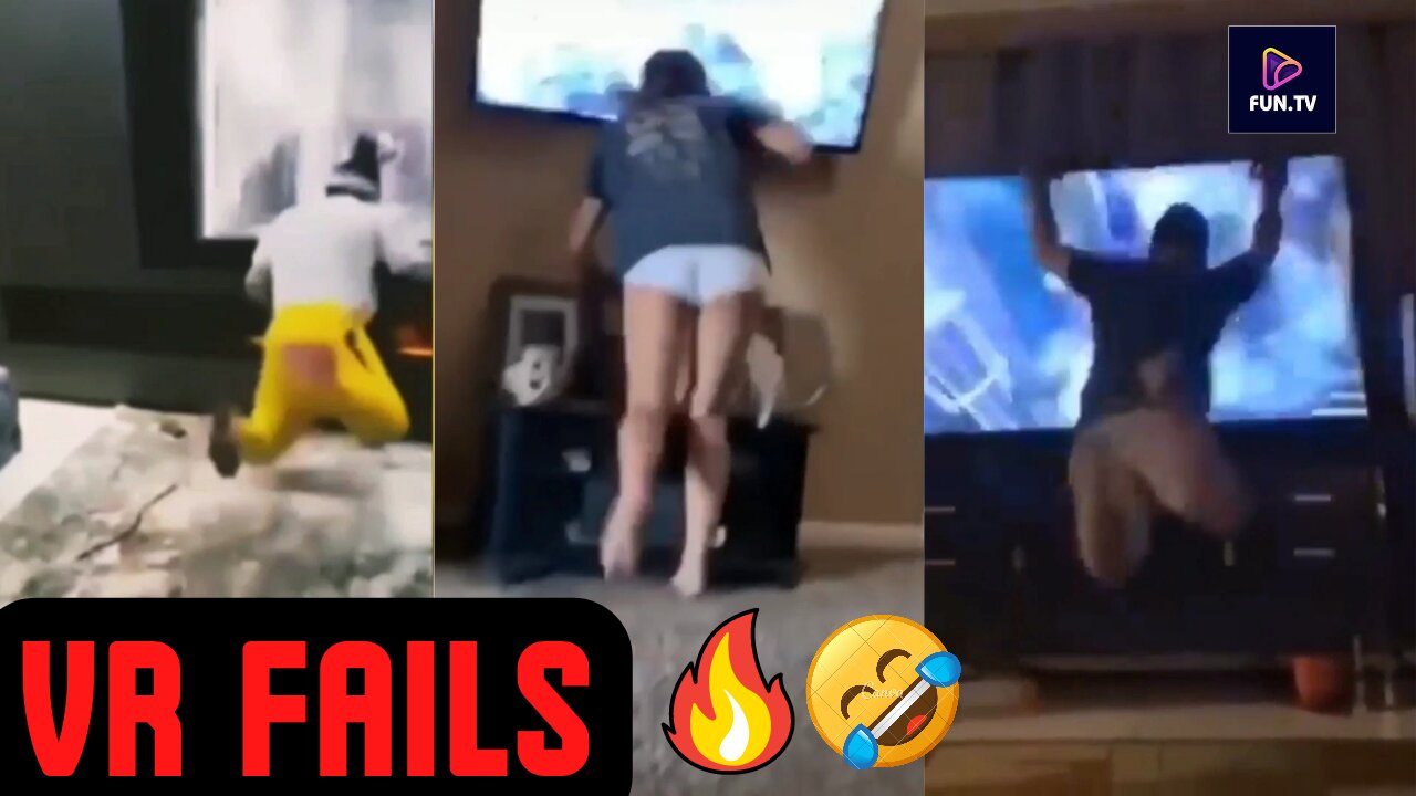 BEST VR FAILS SO FAR 🤣🔥🔥 / VR fails compilation / Приколы 2022 / oculus quest 2 engraçado