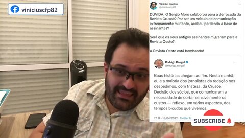 CRISE! Depois da Globo, agora é a vez da Revista Crusoé (do Antagonista) promover demissão em massa