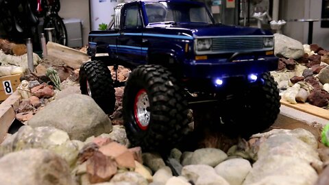 84 Ranger RC on the Ultimate Rock Crawler Course Version 6