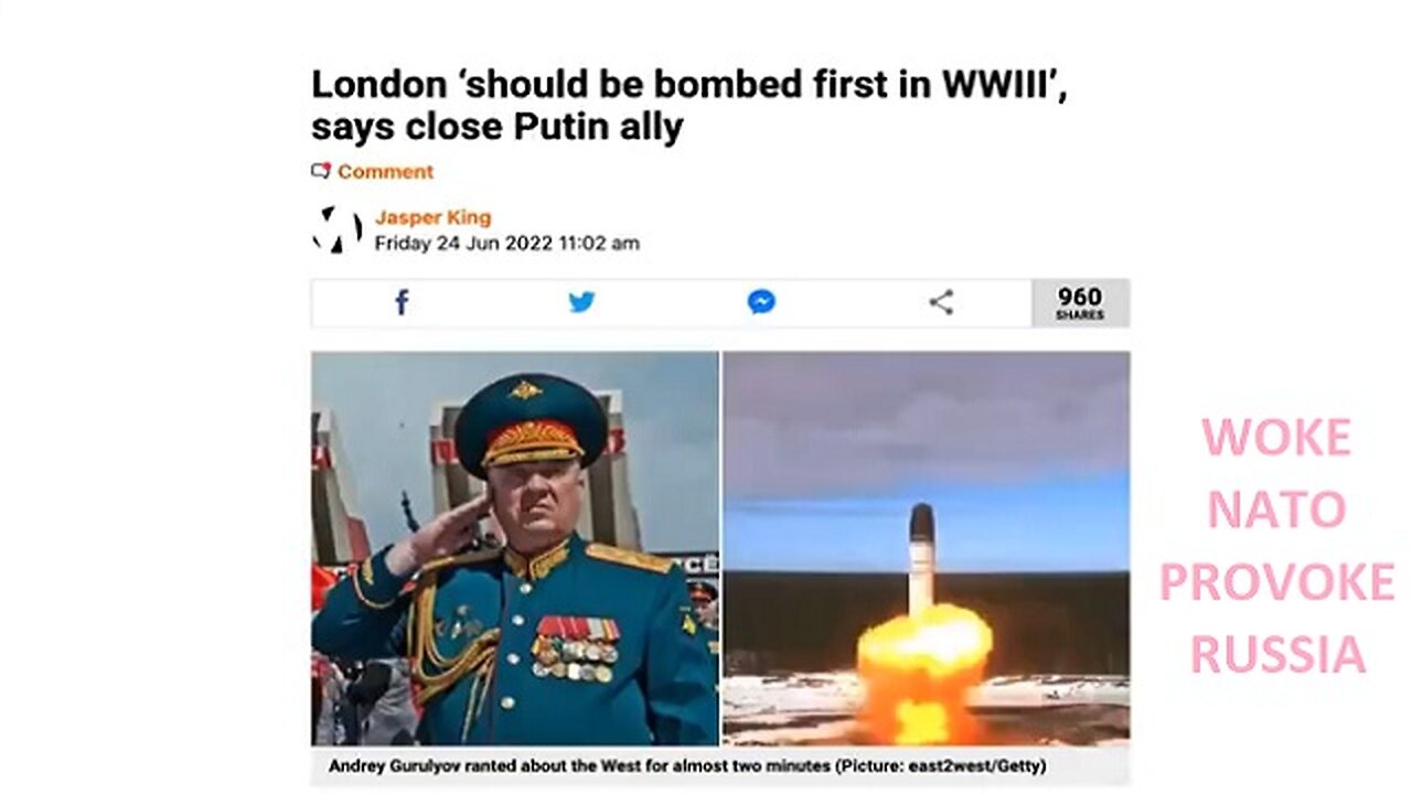 Story # 1 of 2022: WOKE NATO PROVOKE RUSSIA TO VERGE OF WW III with Scott Bennett PhD CIA