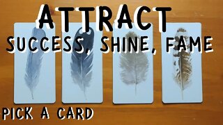 Achieve SUCCESS, SHINE, FAME || PICK A CARD Career Tarot reading (Timeless)