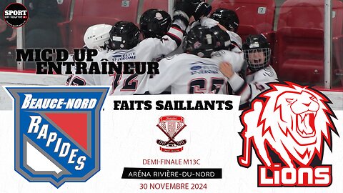 Faits saillants hockey - Match du 30 novembre 2024 - Demi-finale du tournoi de St-Jérôme