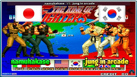 The King of Fighters '94 (namuhakase Vs. jung in arcade) [Japan Vs. South Korea]